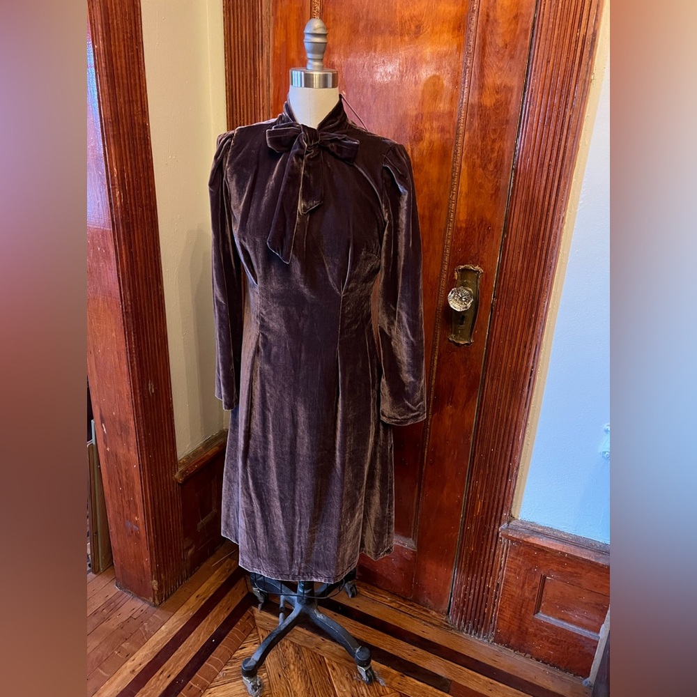 Velveteen Dress by Olivia Palermo for Banana Republic